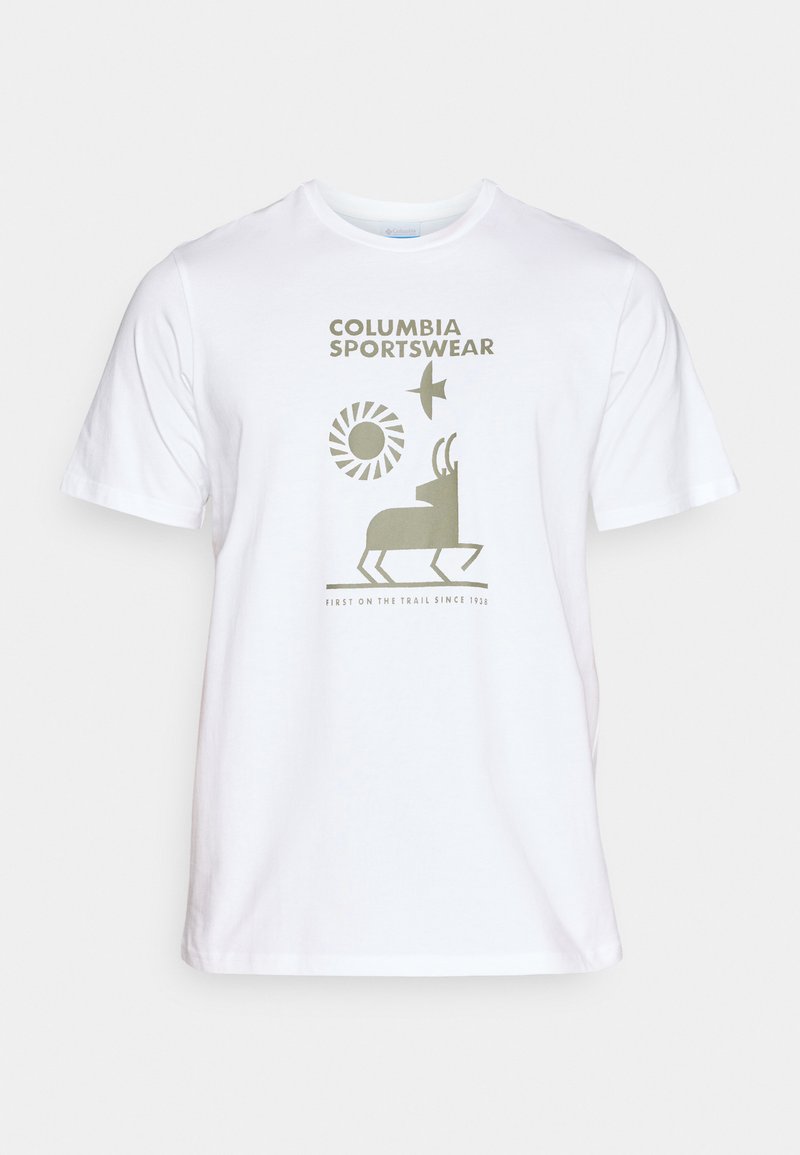 Columbia T-shirt print wit