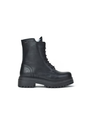 Botines con cordones - black