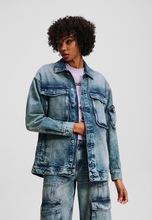 UTILITY JACKET - Farkkutakki - tinted visual washed blue