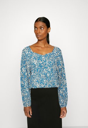 TOM TAILOR DENIM PINTED BLOUSE - Blouse - light blue