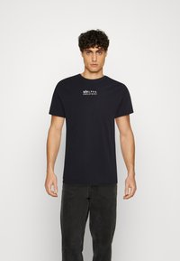 Alpha Industries Triko s potiskem - black