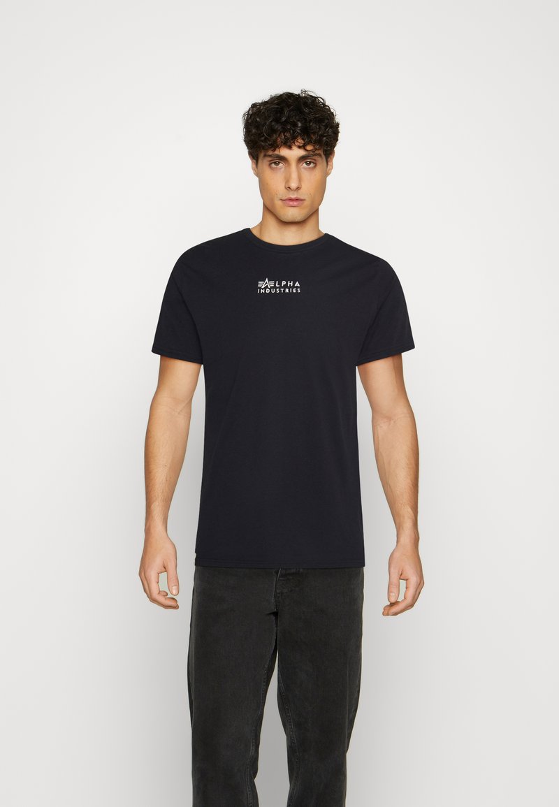 Alpha Industries Triko s potiskem - black