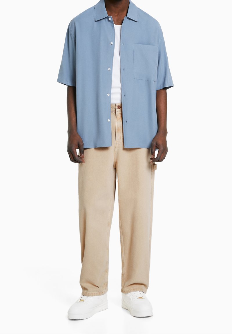 Bershka Vaqueros boyfriend - camel