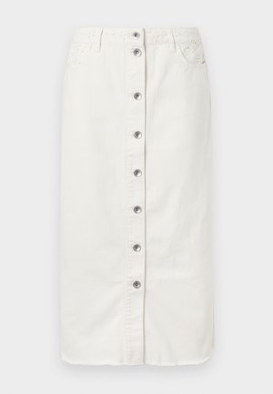ONLY, ONLELSA MIDI SKIRT  - Jeansrock - cloud dancer