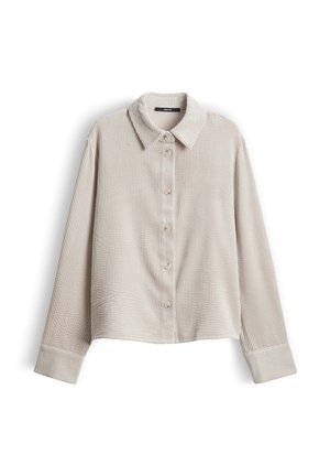 someday., RELAXED FIT VELVETY TEXTURE - Chemisier - mellow mélange