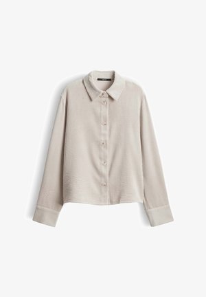 someday., RELAXED FIT VELVETY TEXTURE - Camicia - mellow mélange