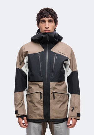 Peak Performance, VERTICAL GORE-TEX PRO 3L JACKET MEN - Яке за сноуборд - offblack/brown