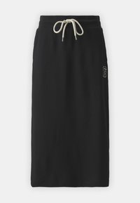 JAPAN LOGO MIDI SKIRT - Áčková sukně - true black