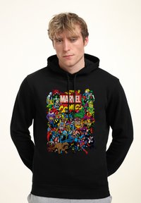 Marvel AVENGERS CLASSIC ENTIRE CAST - Sweat à capuche - black