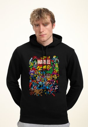 Marvel AVENGERS CLASSIC ENTIRE CAST - Kapuzenpullover - black