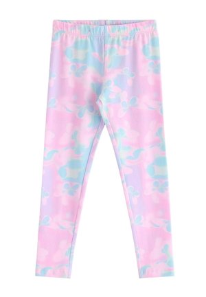 RAINBOW PRINT - Legíny – nohavice - light pink