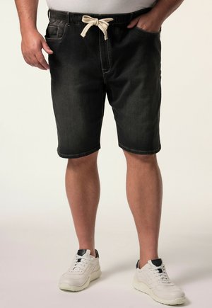Men Plus, SUPER-STRETCH DENIM BERMUDA SHORTS, UP TO 8 XL - Denimshorts - black