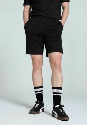 ESSENTIALS ELEVATED STRUKTURIERTE - Sportiniai šortai - black