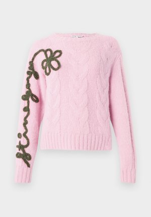 CREW NECK SWEATER - Strikkegenser - pink