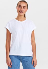 Nümph - NUBEVERLY NOOS - Basic T-shirt - bright white Thumbnail Image 1