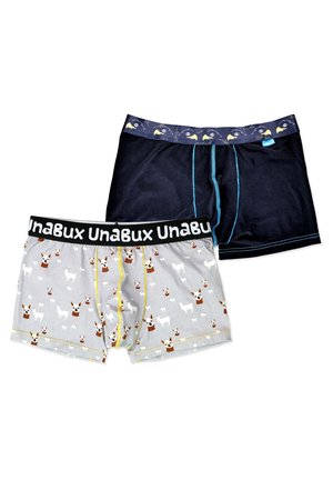 Unabux 2-PACK HEAD MIX - Kurze Boxershorts - grey