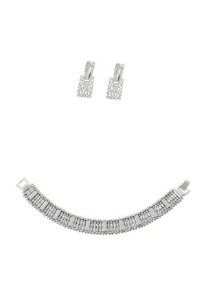 SET - Fülbevalók - silver-coloured