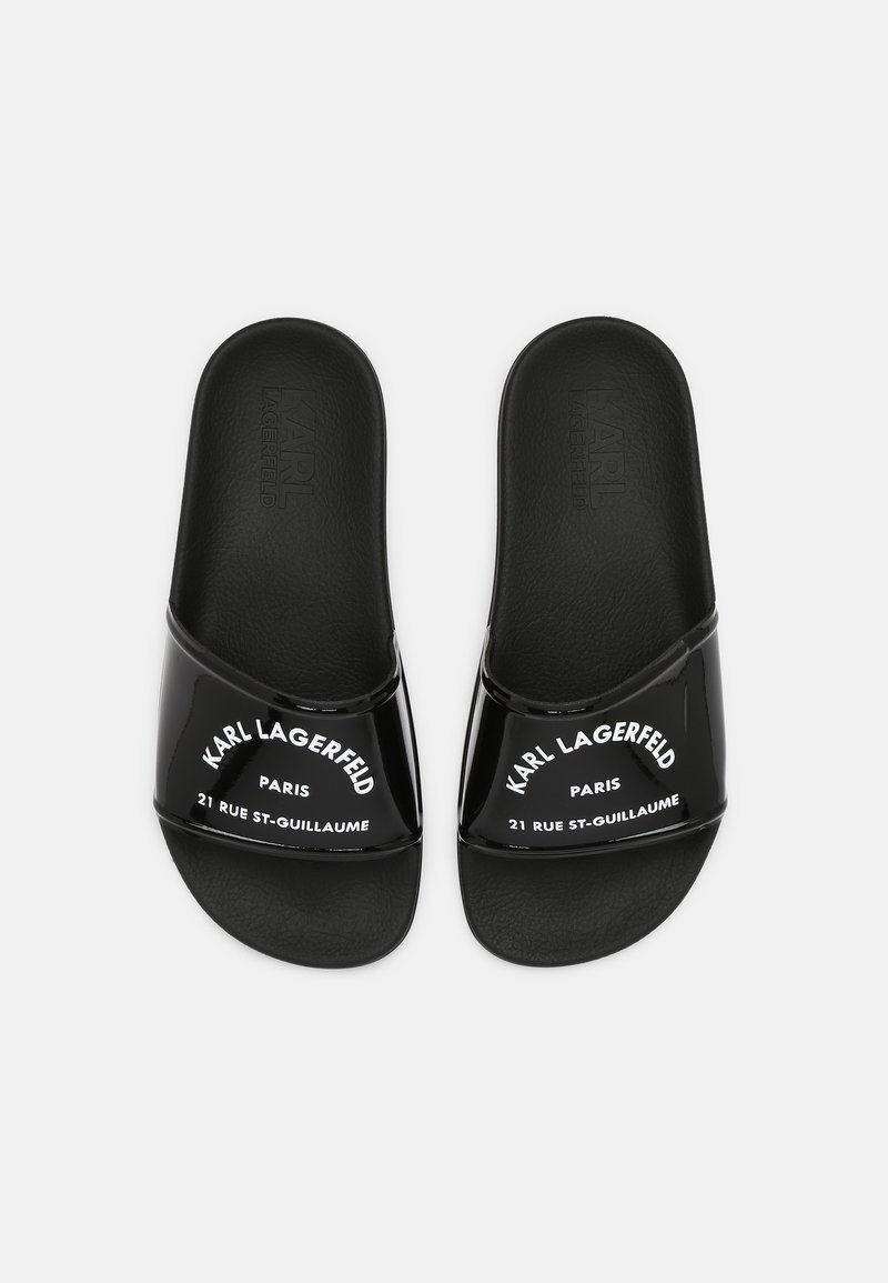 Ciabatte Donna Karl Lagerfeld Kondo 2.0 – Nero, Imbottite, Slip-On, Taglie UK 3-8