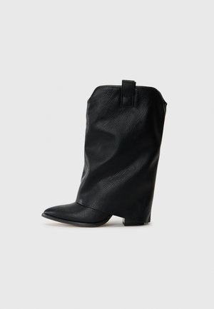 OAKLIE - Škornji v kavbojskem/motorističnem slogu - black