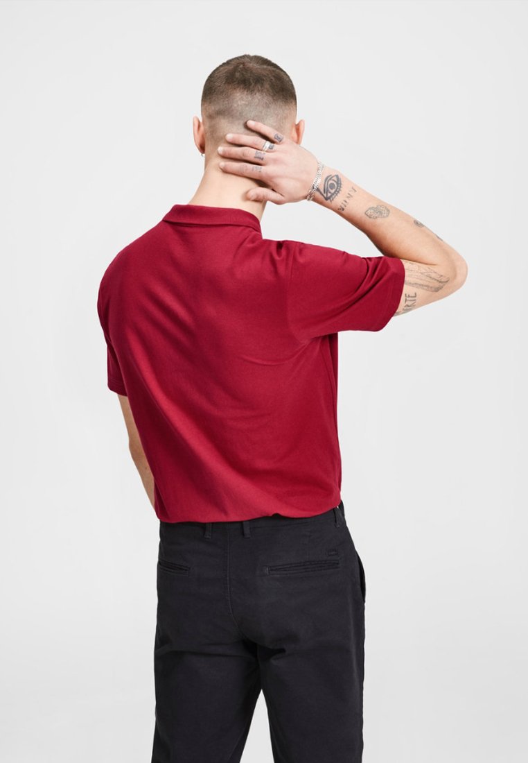 Jack & Jones JJEBASIC POLO - Pikeepaita - jester red