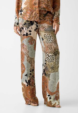 Stoffhose - gemustert multicolor