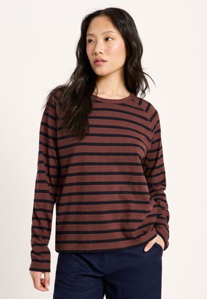 LANIUS, Langarmshirt - bitter chocolate   black