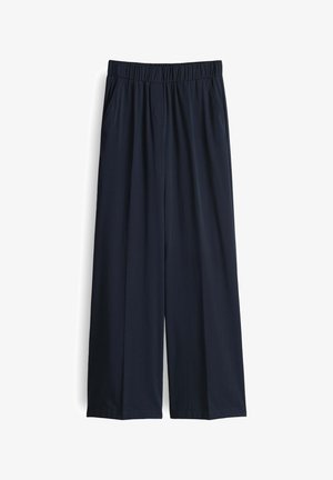 OPUS PANTS, MID RISE LONG WIDE FIT - Broek - coal blue