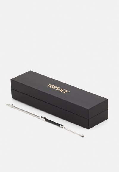 Versace BRACELET UNISEX - Náramek - silver-coloured/black