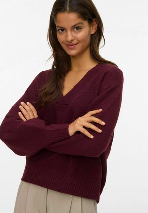 VMBOOM V NECK NOOS - Pullover - winetasting