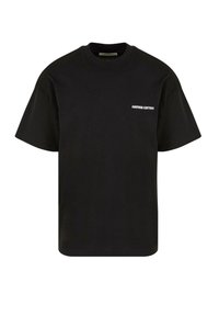 Another Cotton Lab GOOD KARMA CLUB OVERSIZE - Marškinėliai su spaudiniu - black