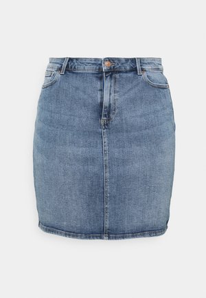 PCLILI SKIRT - Minisukně - light blue denim