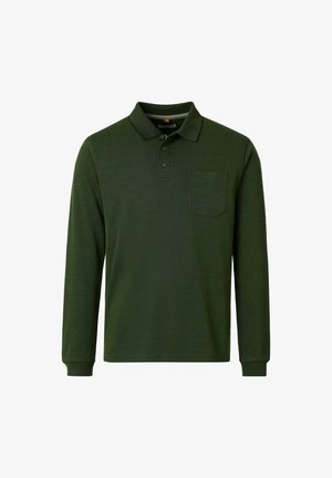 Redmond, REDMOND - HERREN POLO-SHIRT LANGARM (262880700) - Poloshirt - grün