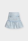 ELINA BOUCLE MINI SKIRT - Минипола - blue boucle