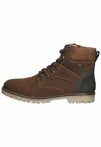 Rieker Botines con cordones - noce/moro/mandel