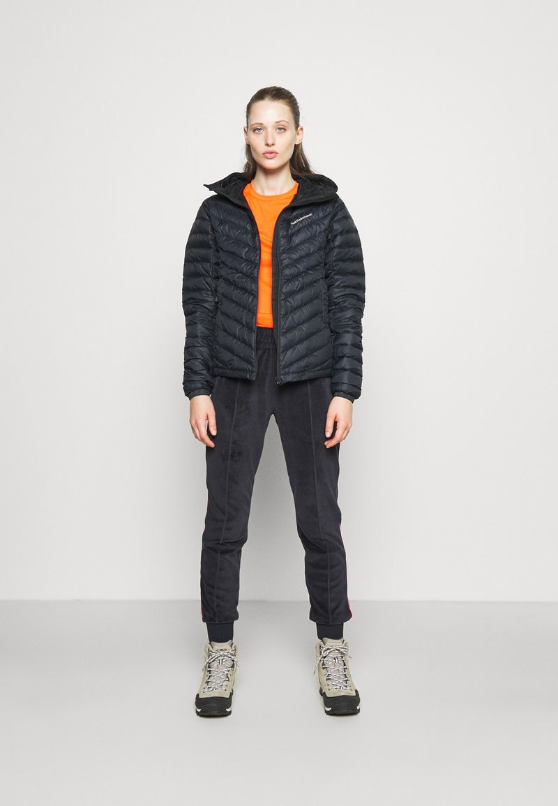 Damen Sportbekleidung | Peak Performance FROST HOOD JACKET Daunenjacke black/schwarz - ZS05460 Damen Sportbekleidung | Peak Performance FROST HOOD JACKET Daunenjacke black/schwarz - ZS05460