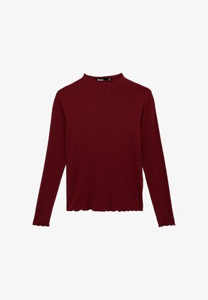 TEXTURED - T-shirt à manches longues - brown