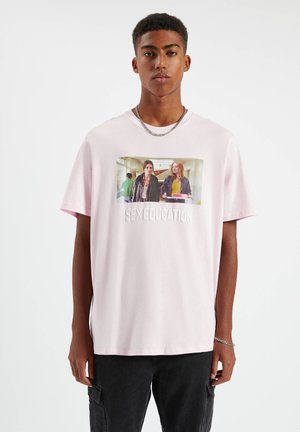 Print T-shirt - rose