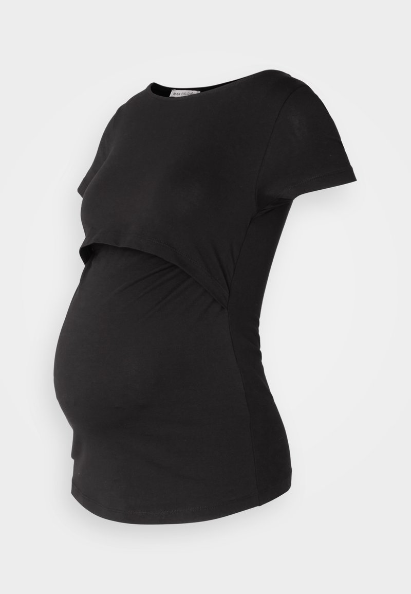 Anna Field MAMA T-shirt print zwart