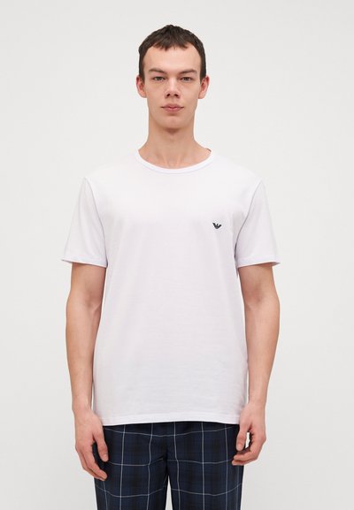 Emporio Armani CREW NECK 2 PACK - Apatiniai marškiniai - white/dark blue