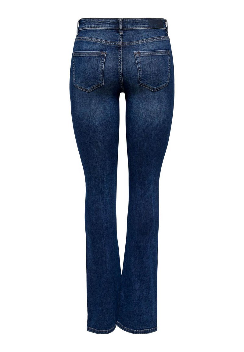 ONLY ONLBLUSH Flared Jeans dark blue denim/dark-blue denim
