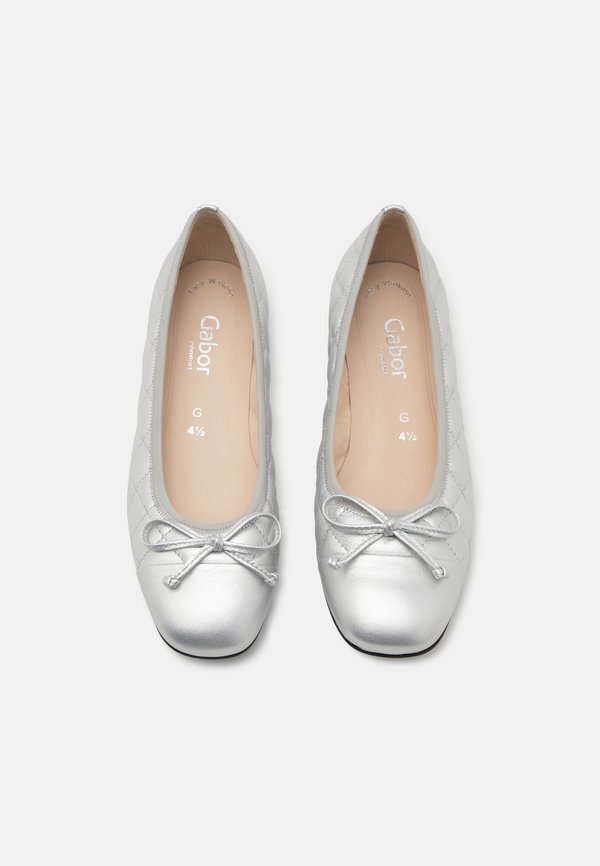 Ballet pumps - silber4