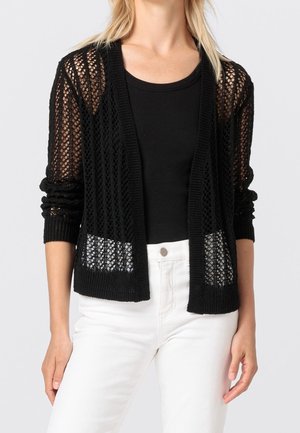 HALLHUBER Strickjacke - black