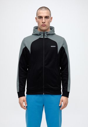 Under Armour, WINTER  - Суитшърт с цип - ultimate black/clay green/white