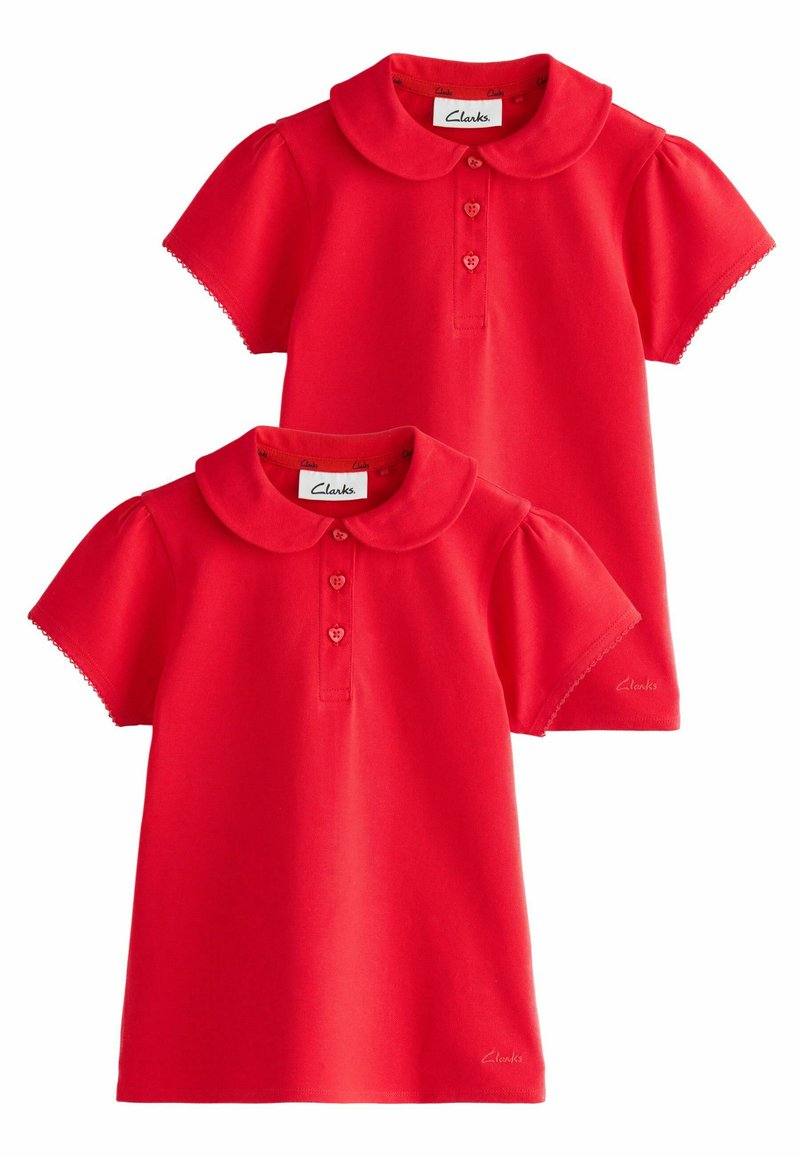Clarks SHORT SLEEVE 2 PACK  - REGULAR FIT - T-shirt - bas - red