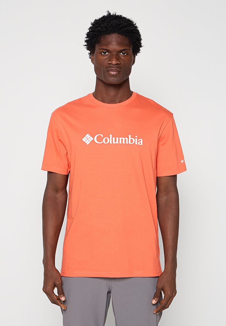 Columbia T-shirt basic oranje
