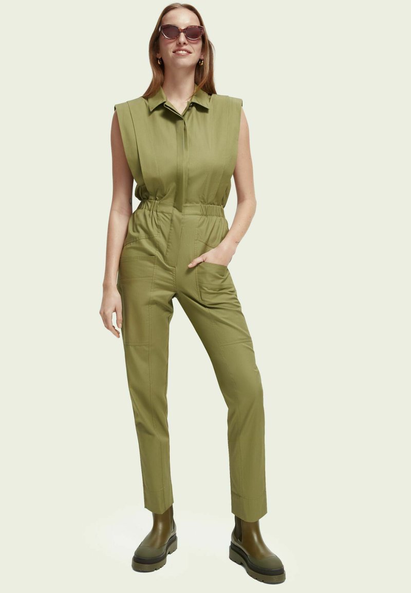 Damen Kleider | Scotch & Soda Jumpsuit army/grün - CX79251 Damen Kleider | Scotch & Soda Jumpsuit army/grün - CX79251