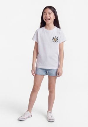 MOSCHINO ADDITION UNISEX - Μπλουζάκι με στάμπα - bianco ottico