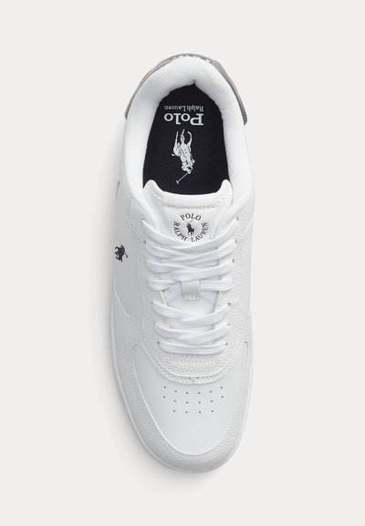 Polo Ralph Lauren MASTERS COURT LEATHER SNEAKER UNISEX - Sneakers - white/navy