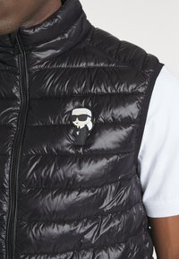 KARL LAGERFELD VEST - Väst - black