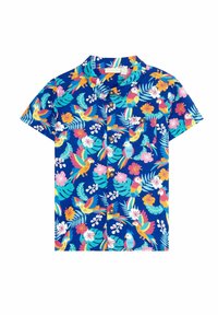 JoJo Maman Bébé - REGULAR FIT - Košeľa - navy blue tropical bird Miniatúrny obrázok 1